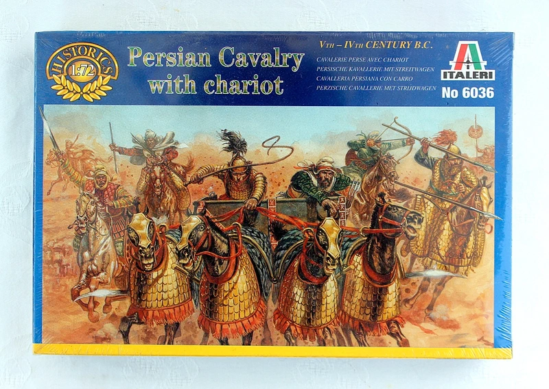 Italeri 6036 - Persian Cavalry Whith Chariot 1:72 ANNO 2001 Kit Figure Militari