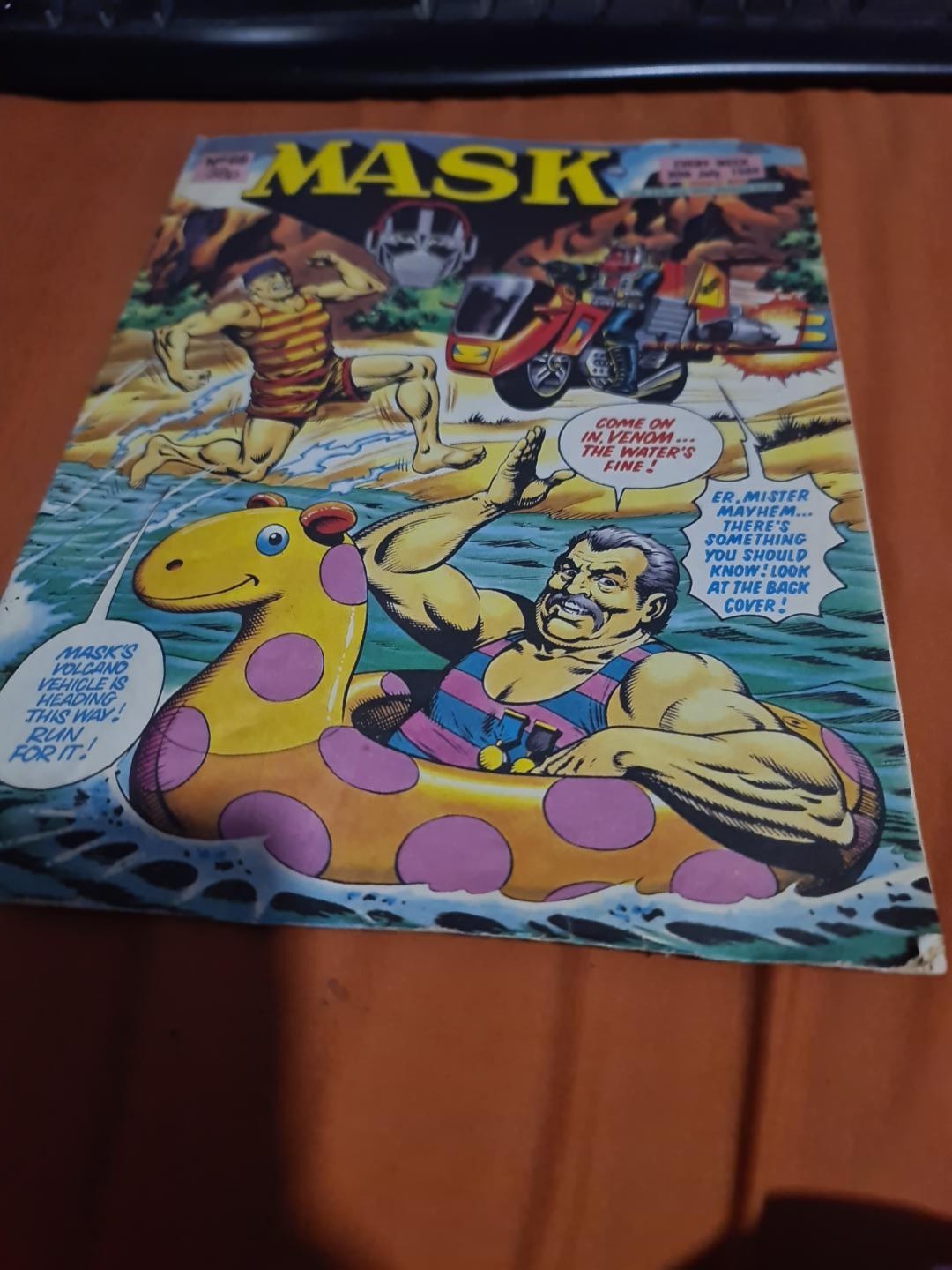 M.A.S.K. UK Comic No. 68 30 July 1988 Fleetway Vintage 1980s MASK Cartoon