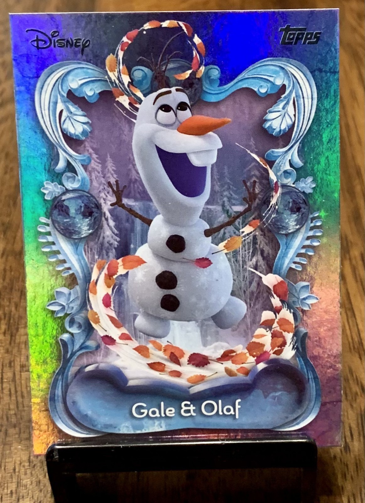 2025 TOPPS DISNEY WONDER  - GALE & OLAF - FROZEN  VARIATION  HOLOFOIL CARD F-20