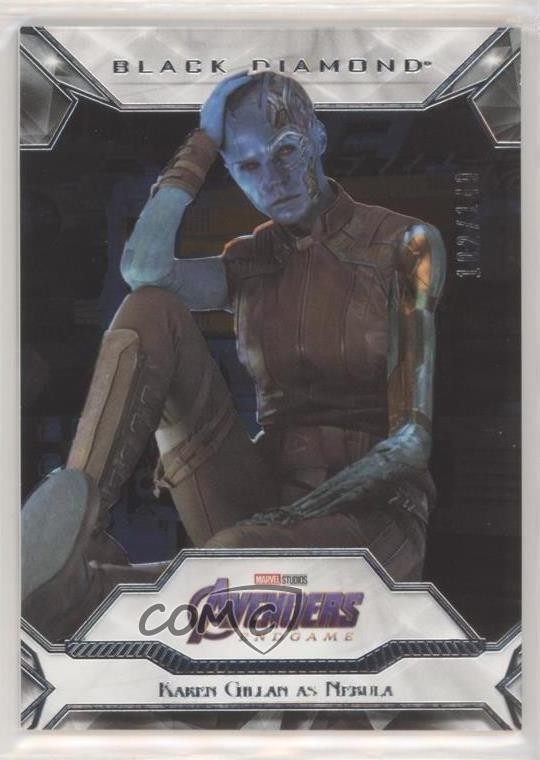 2021 Marvel Black Diamond Avengers Endgame /149 Karen Gillan come Nebulosa #98 4et