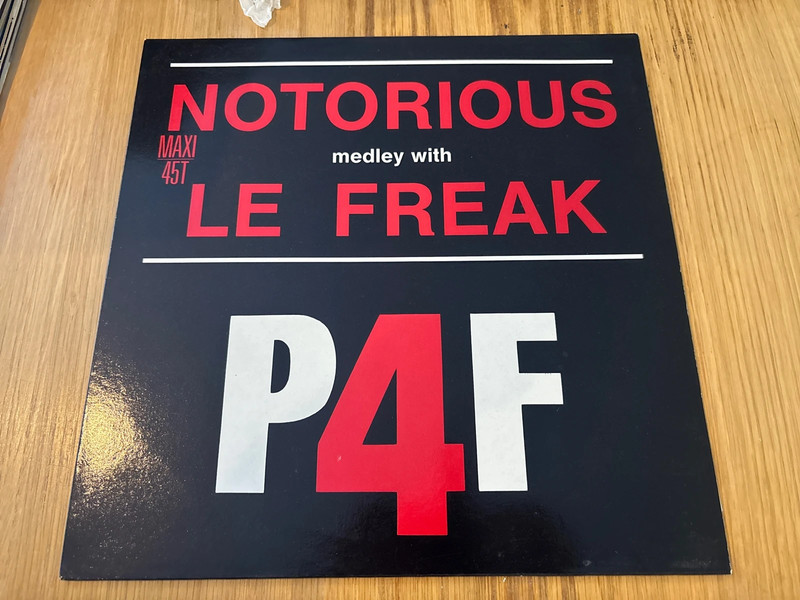 Maxi 45 tours Notorious Le Freak