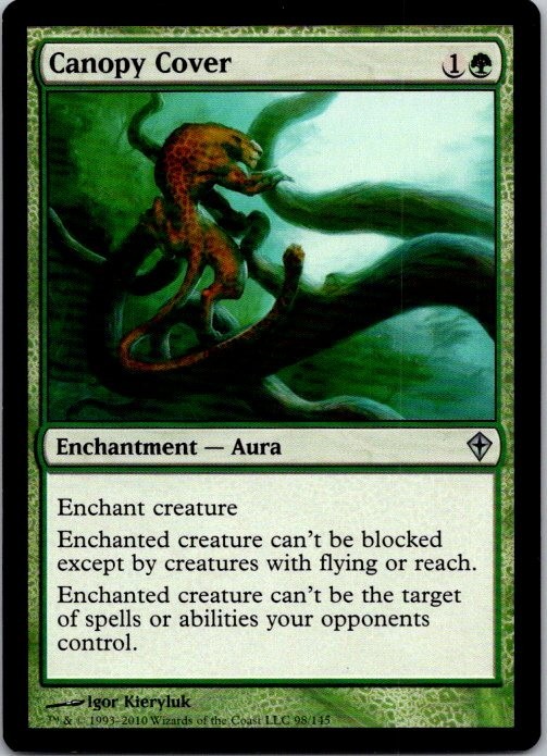 MTG Magic The Gathering Worldwake Canopy Cover Played See Scan A