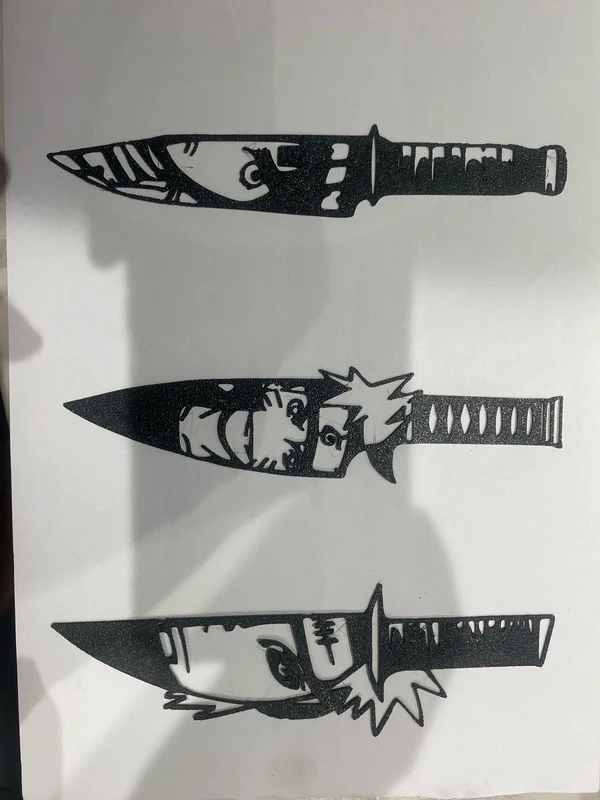 Arte de pared Naruto pain lee 3D