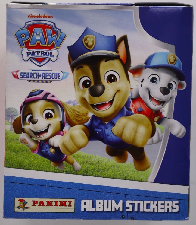 Scatola Completa (36 Pacchi) Panini PAW Patrol Search & Rescue 2026 Figurine