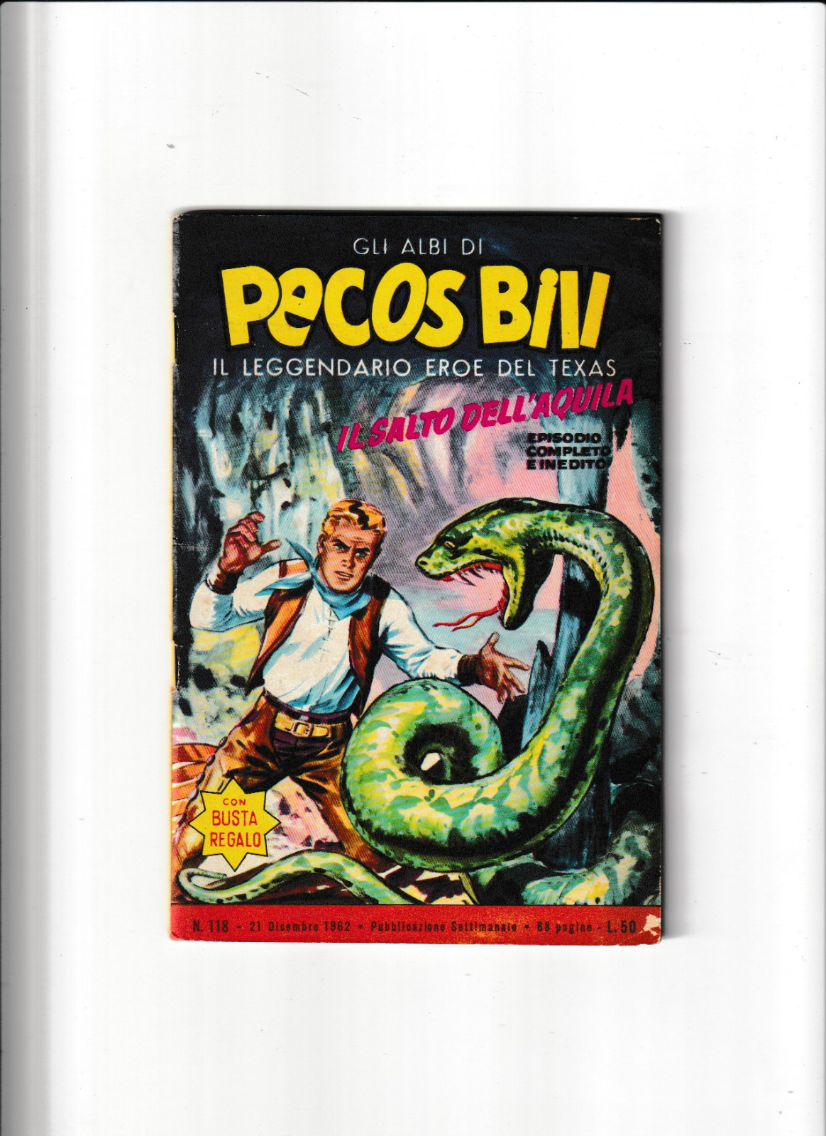 fumetto gli albi di pecos bill 118/171 completa edizioni fasani 1963