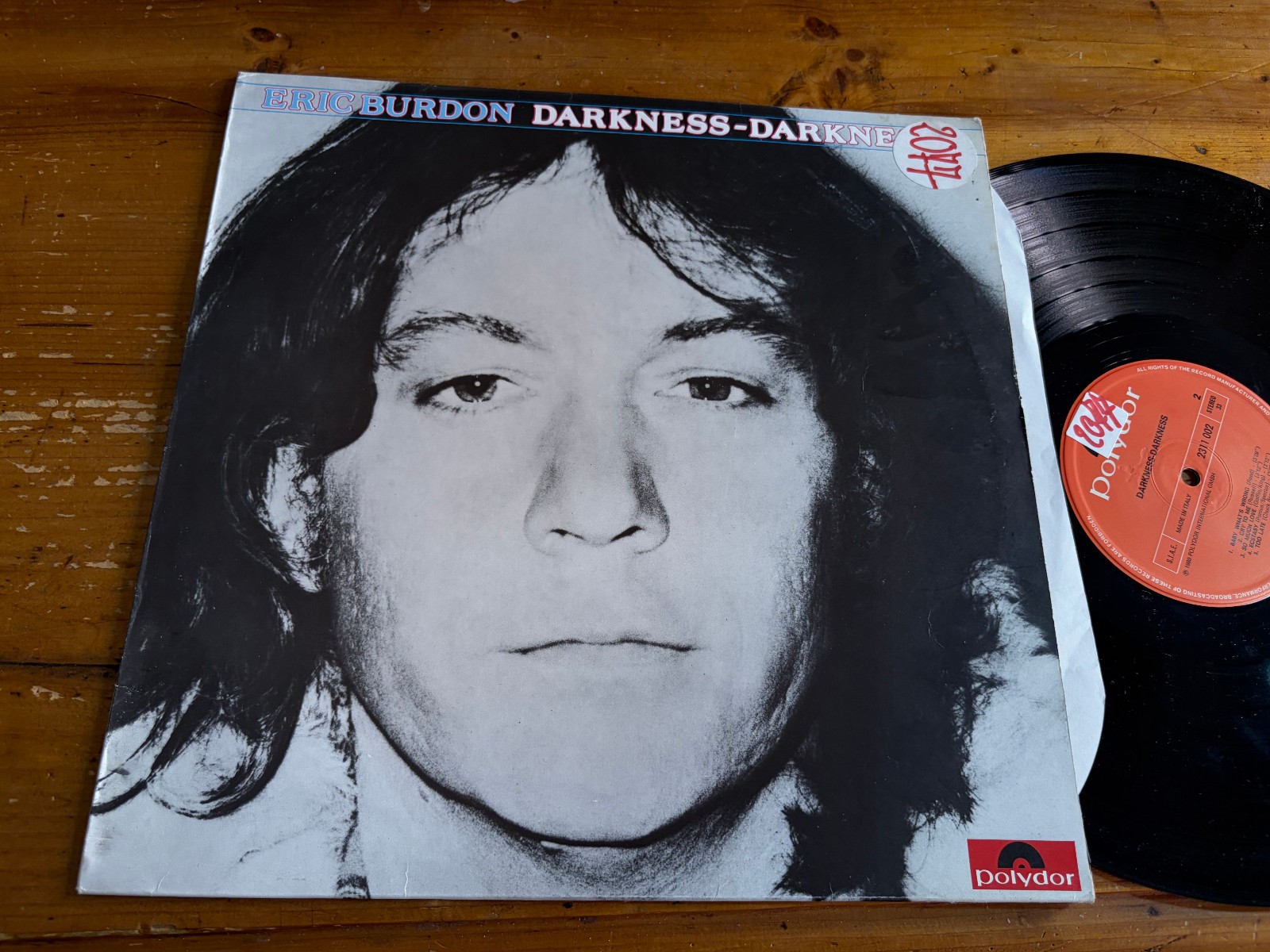 LP  ITALY 1980 Eric Burdon – Darkness Darkness