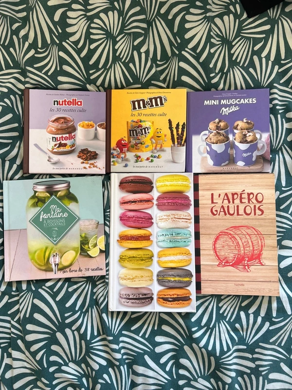 Lots de mini livres cuisine