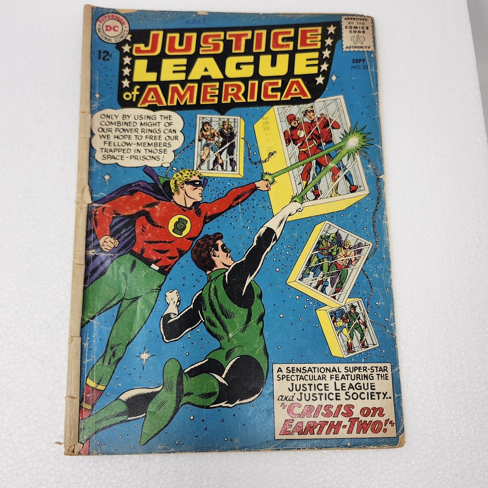 Justice League of America #22 1963 Crisi sulla Terra - Due! Lettore Copia Accettabile