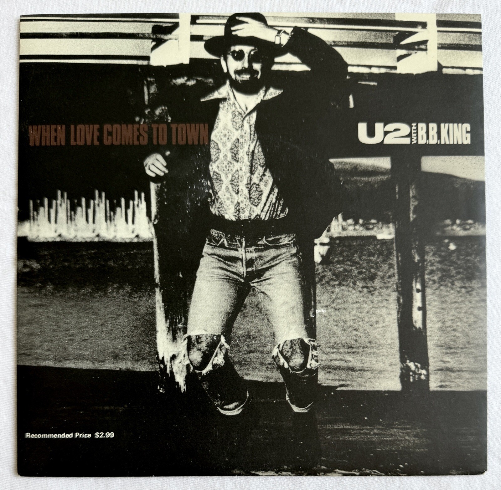 U2 -When Love Comes To Town- Rare Australian Limited Edition 7” (Vinyl Record)
