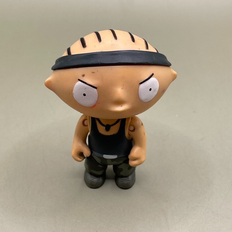 COMMANDO STEWIE GRIFFIN - Modellino Mezco Family Guy serie 7 SOLO