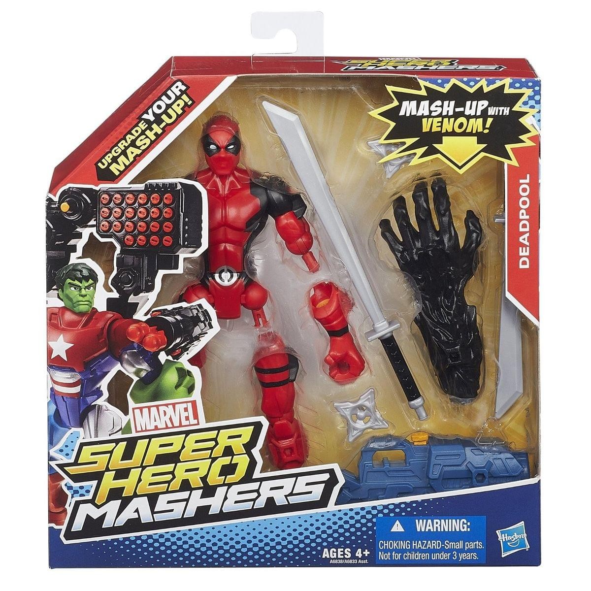 Marvel Super Hero Mashers Figura D'Azione 6": Deadpool