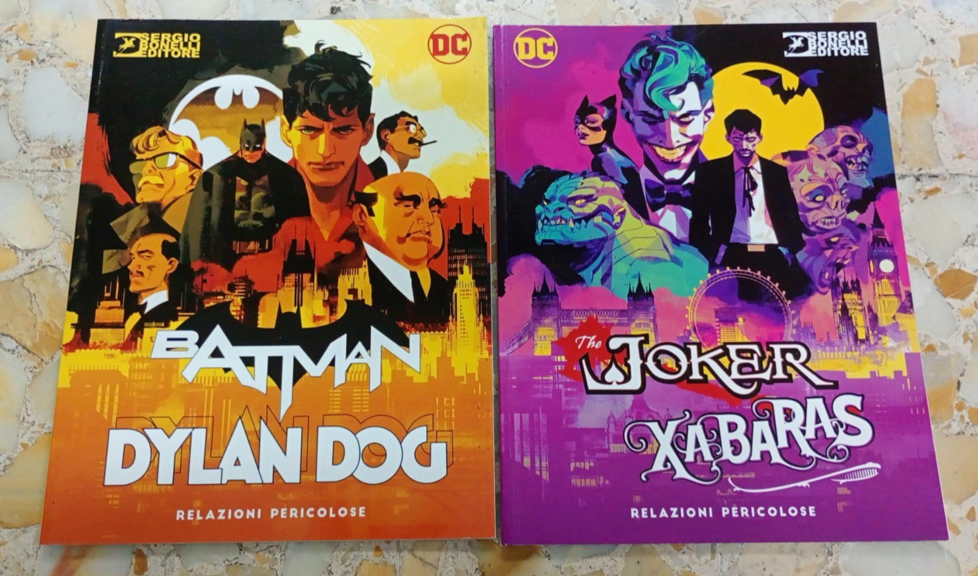 DYLAN DOG BATMAN NUMERO 0 HEROES E VILLAINS COVER BONELLI OTTIMI RARI LEGGI!!