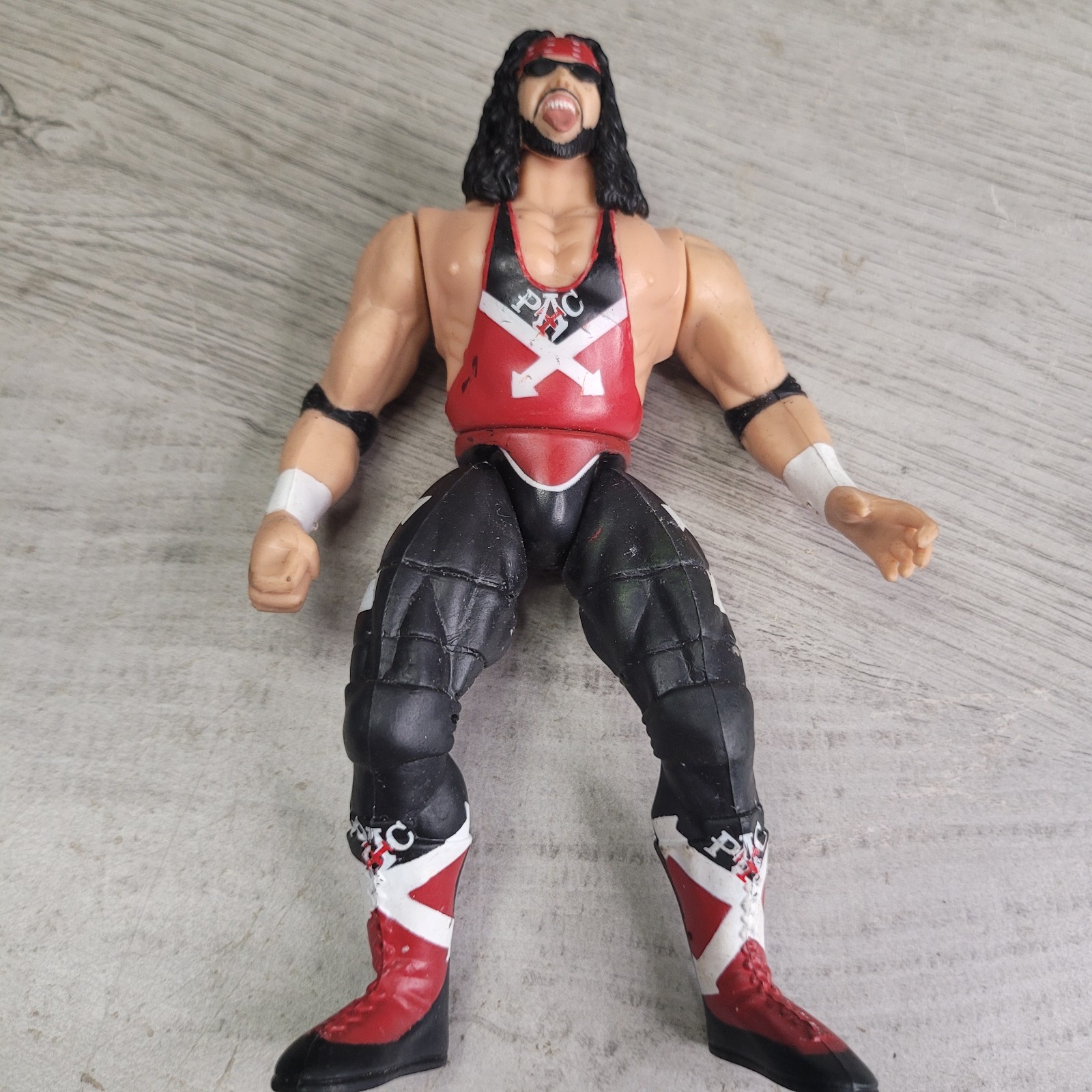 Jakks Pacific Titan Sports WWE X Pac Sean Waltman Wrestling Action Figure 1999