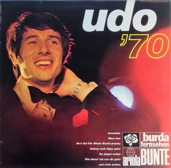 Udo Jürgens Udo '70 Ariola LP Vinile 33 U/min EX (Eccellente) 12 Inch