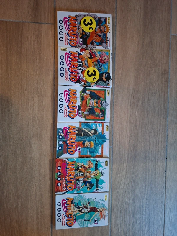 Manga Naruto 1 à 6