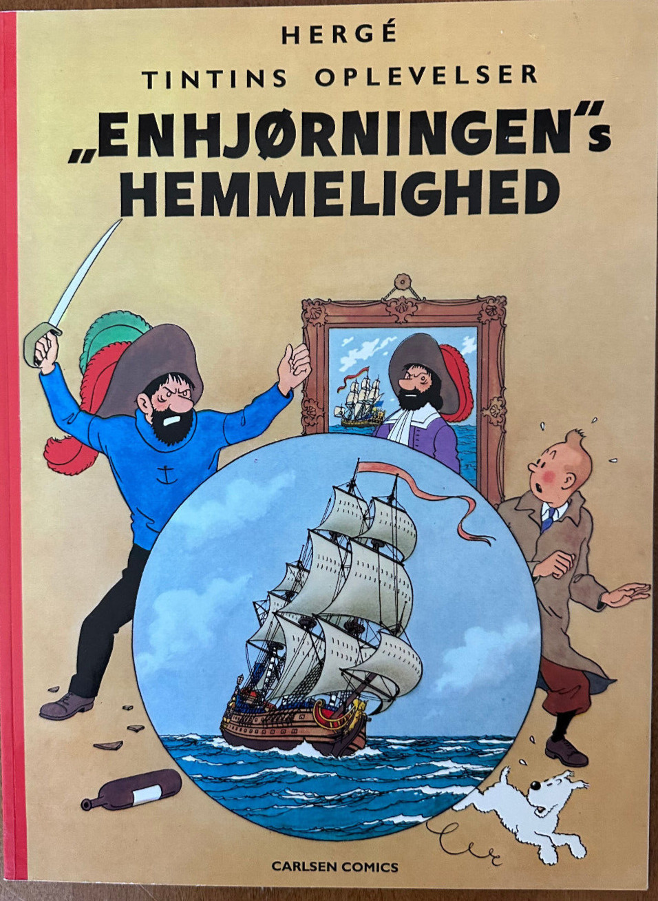 Hergé Tintin Enhjorningen s Hemmelighed Swedish