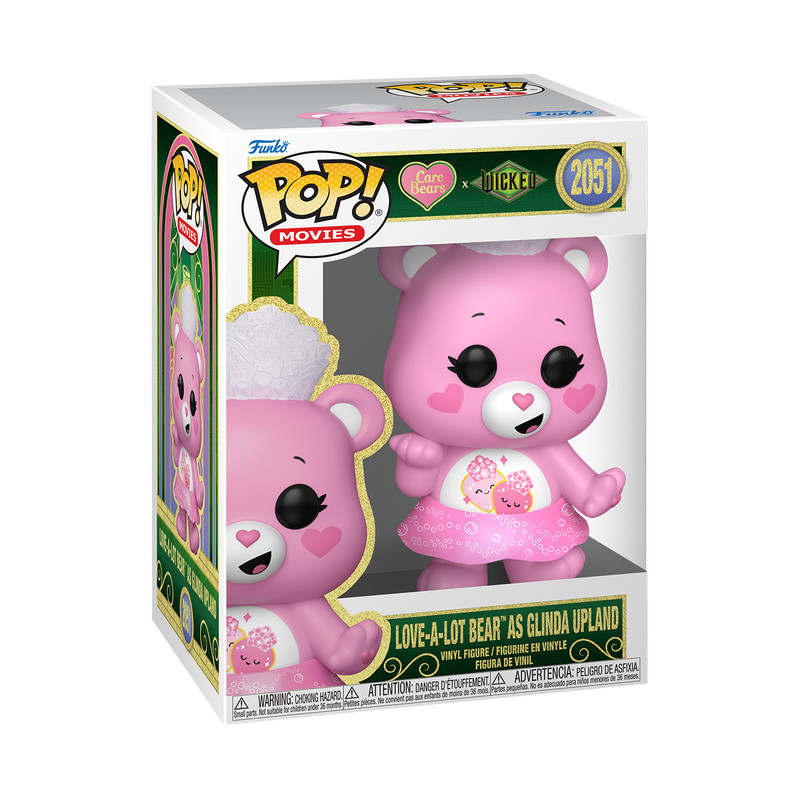 Funko Pop! Care Bears Wicked Love-A-Lot Bear as Glinda Upland #2051 + Protector
