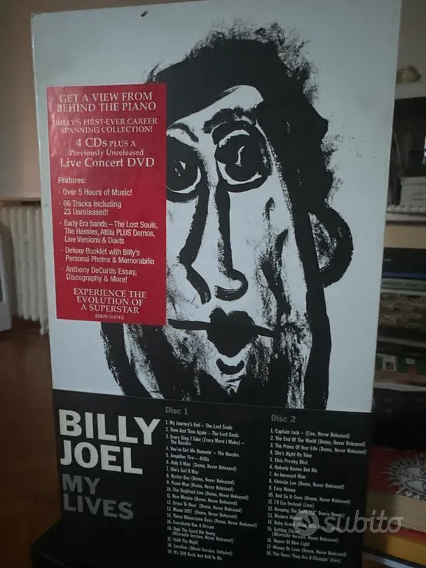 Billy Joel My Lives box set cd/dvd