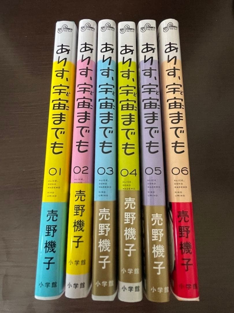 Arisu Made in Space Alice, Sonoko Koto, Comic Manga Set Vol. 1-6 prima edizione