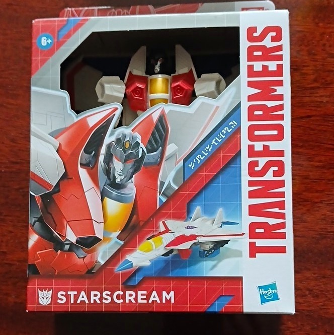 Hasbro Transformers Starscream Decepticon Transforming Jet Modellino Età 6+