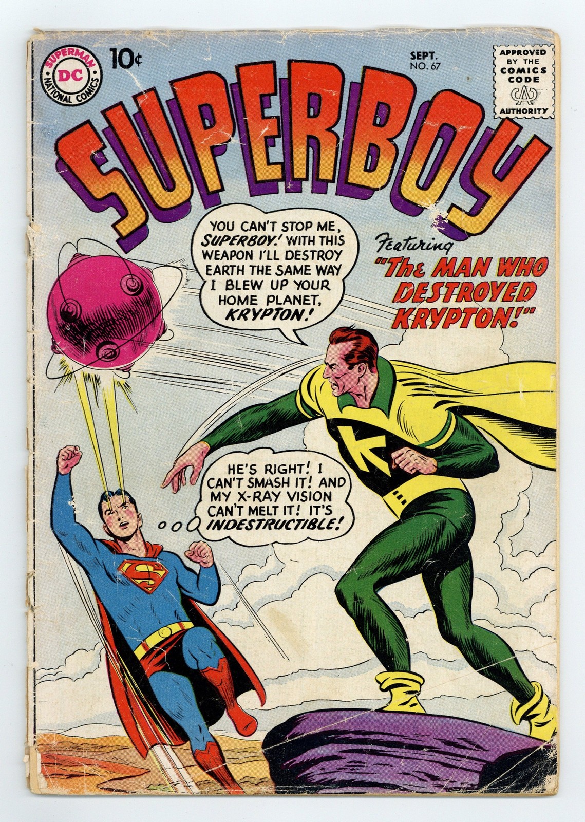 Superboy #67 GD- 1.8 1958