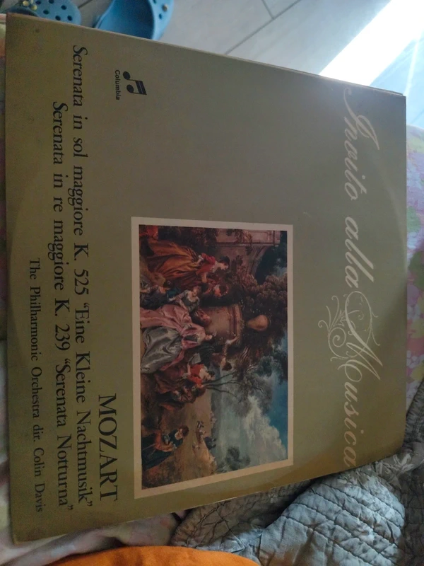 Vinile invito alla musica Mozart