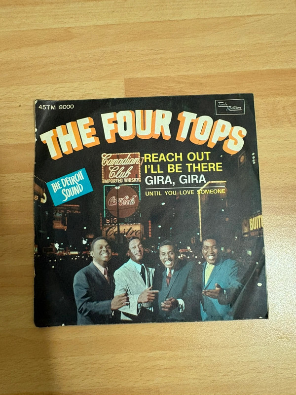 Vinile 45 Giri: The Four Tops – Gira, Gira (Tamla Motown –  Rara Stampa Italiana)