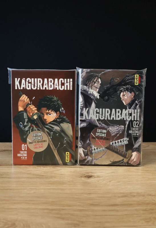 Kagurabachi tomes 1 et 2 édition métallisés