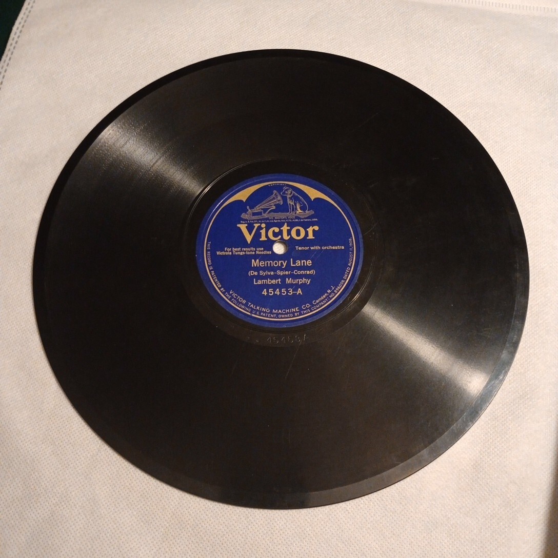 LAMBERT MURPHY - Memory Lane/My Dream Girl (1924 10" 78rpm) VICTOR 45453 