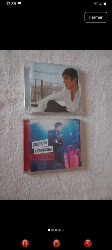Lot de 2 cd Gregory Lemarchal