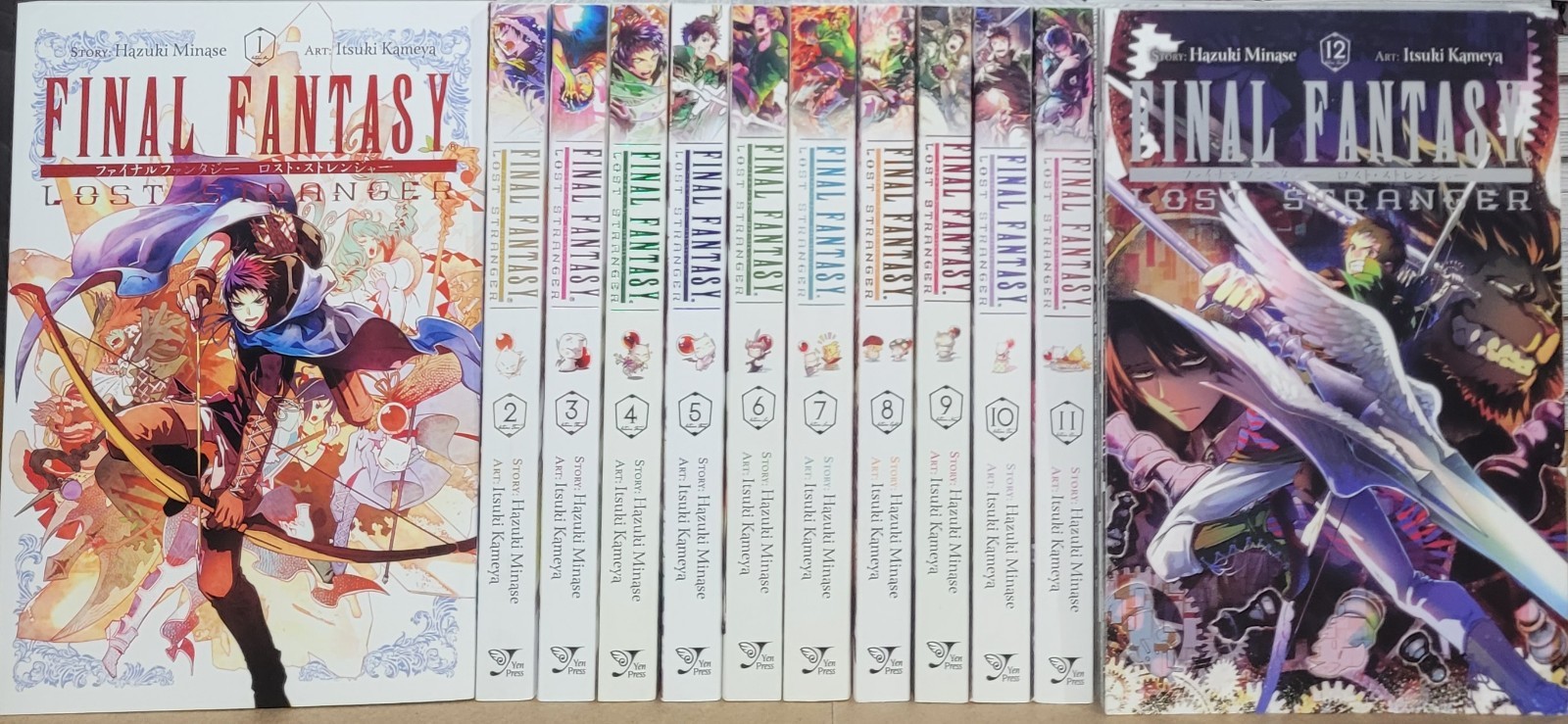 Final Fantasy Lost Stranger Manga Vol. 1-12 graphic novel inglesi NUOVE Yen Press
