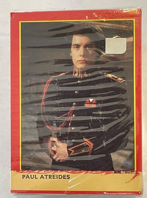 Set 132 carte collezionabili Dune 1984 quasi nuove
