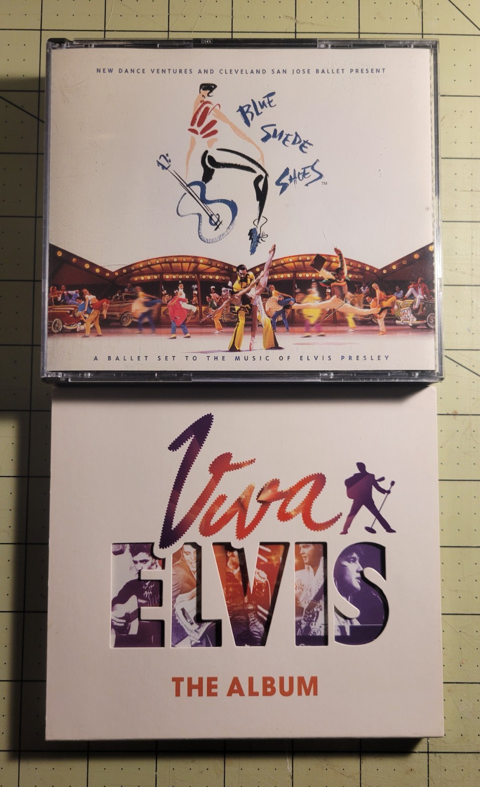 Viva Elvis The Album & Blue Suede Shoes Musical CD Lot (3 total discs) REMIXES