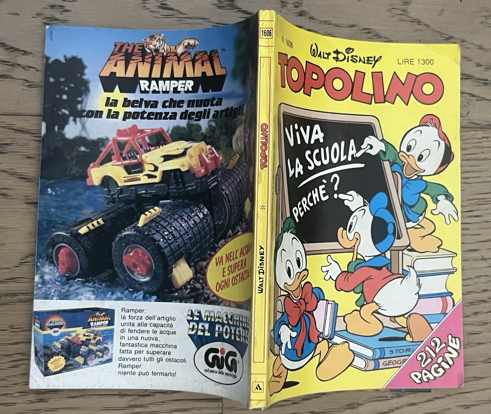 TOPOLINO N° 1606 GIOSTRA DEL SARACINO AREZZO MONDADORI DISNEY