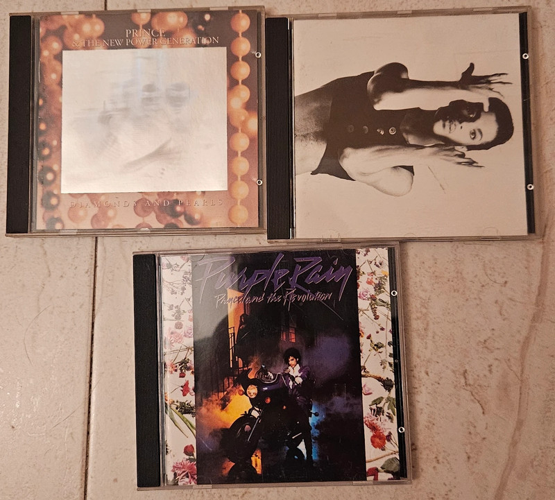 Lot 3 CD Prince Diamonds and Pearls Parade Purple Rain très bon état