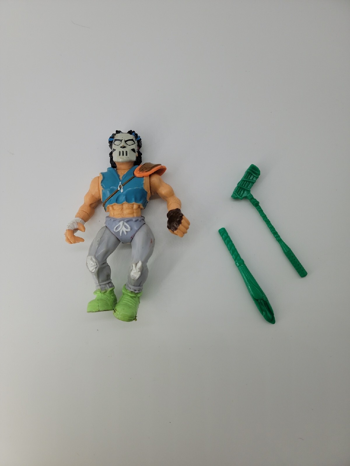 Casey Jones Action Figure 1989 Incomplete  Tmnt Ninja Turtles