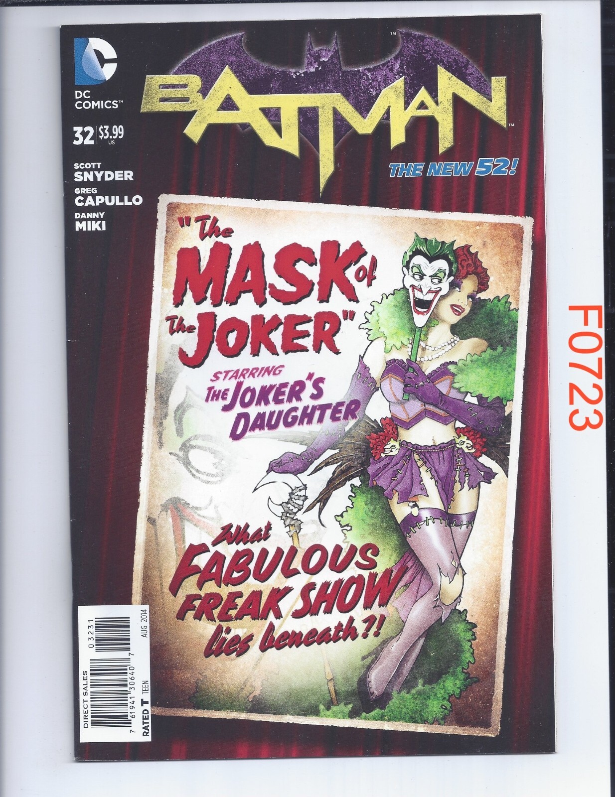 Batman nuovo 52 #32 variante Fletcher 2011 DC VF f0723