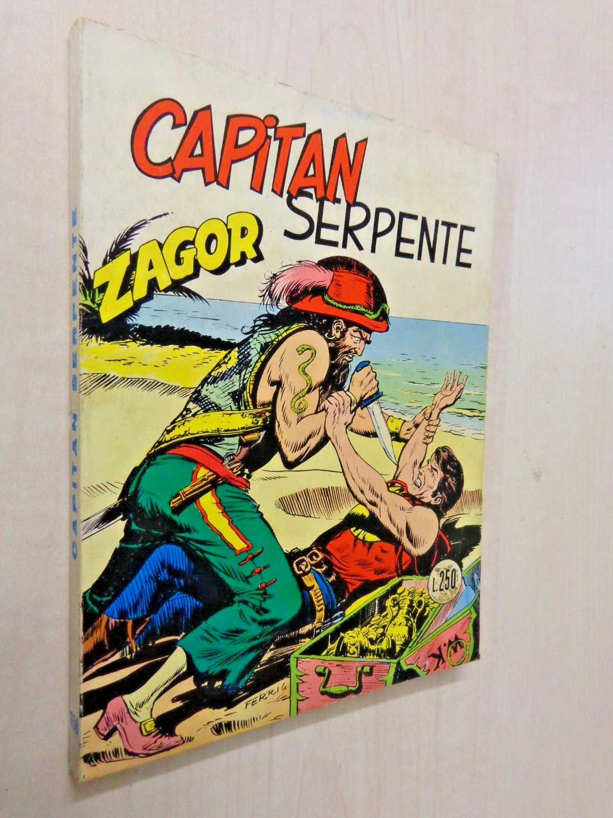 Zagor Zenith Gigante Originale N.150 Capitan Serpente Ottimissimo 1973 ▓