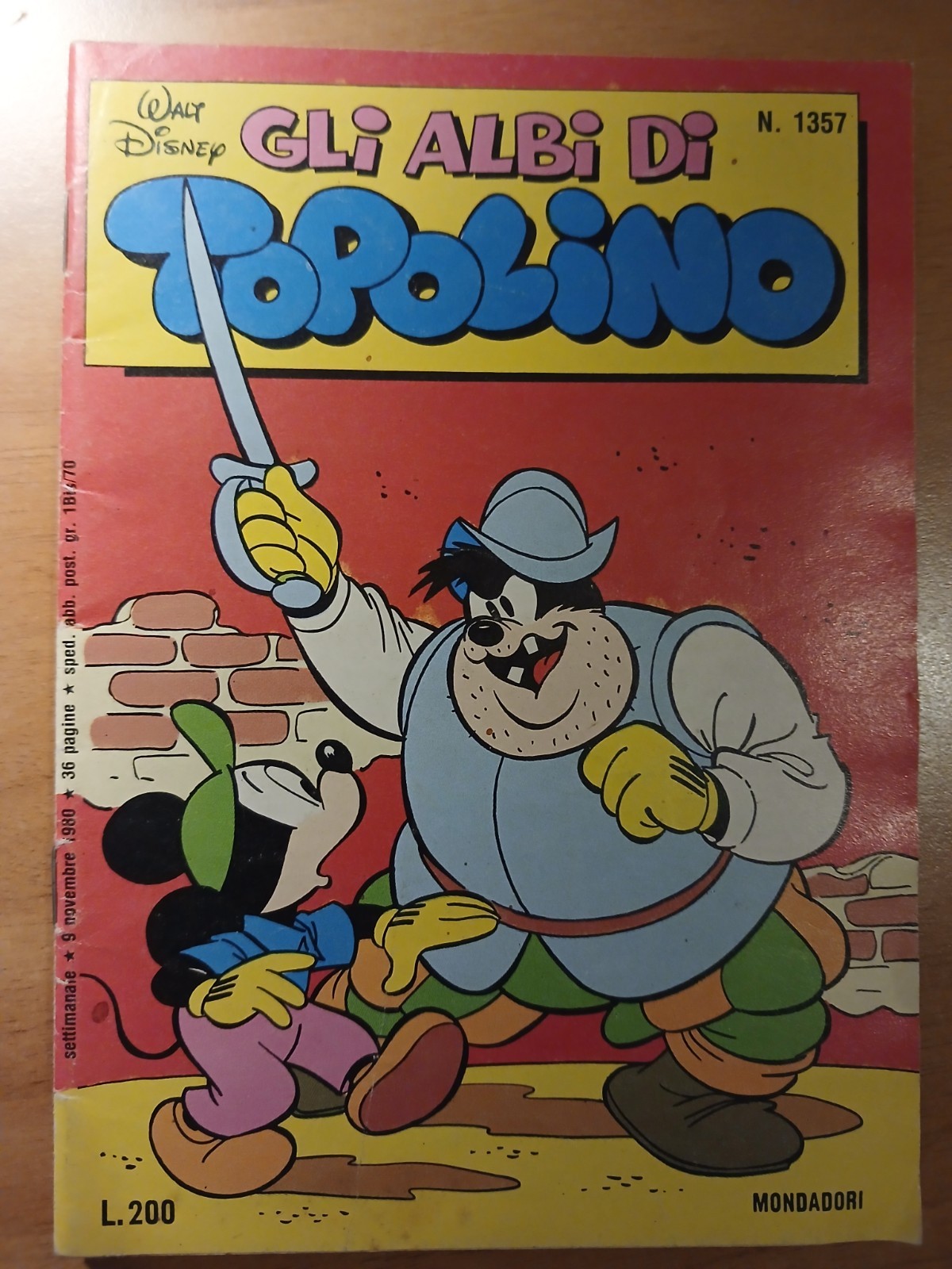 gli albi di Topolino nr. 1357 (1980)