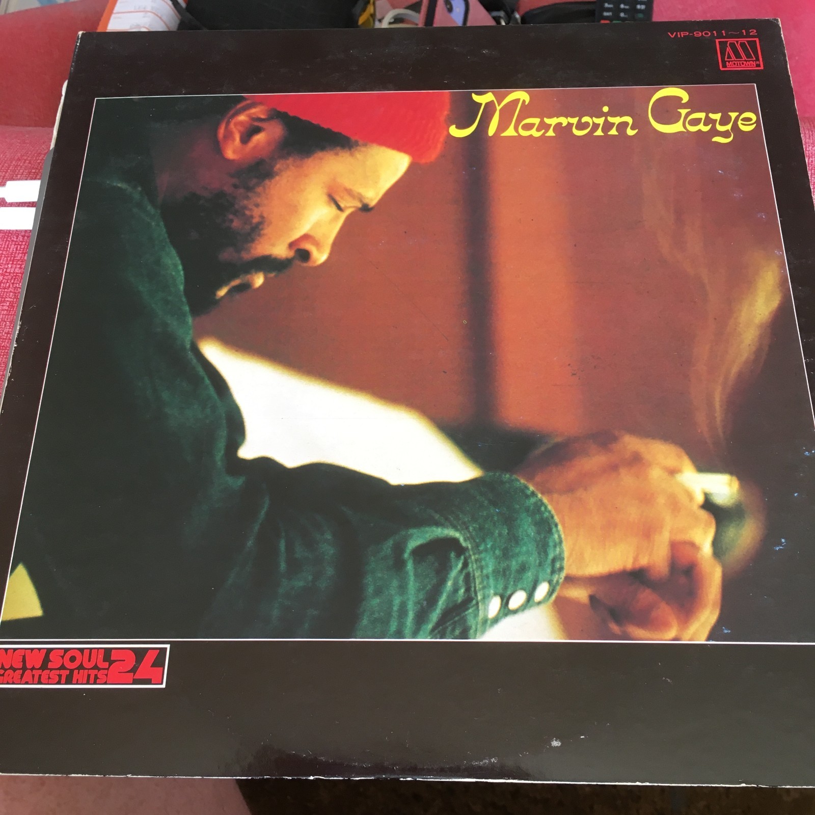 MARVIN GAYE 24 GREATEST HITS JAPANESE TAMLA MOTOWN DOUBLE VINYL LP RECORD INSERT