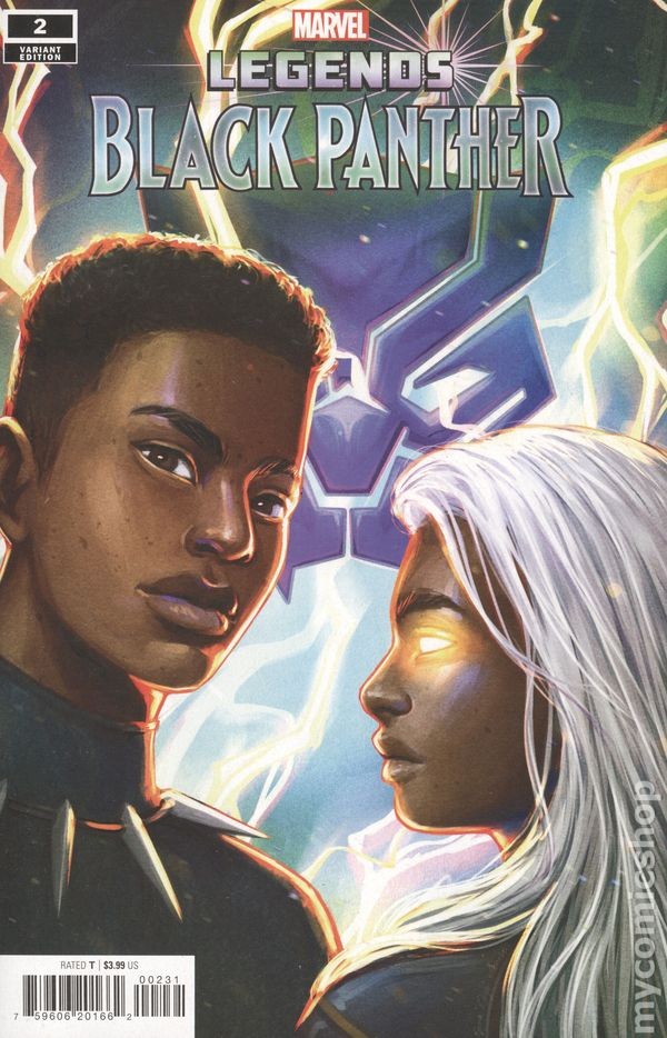 Black Panther Legends #2C Edge Variant VF 2022 immagine stock