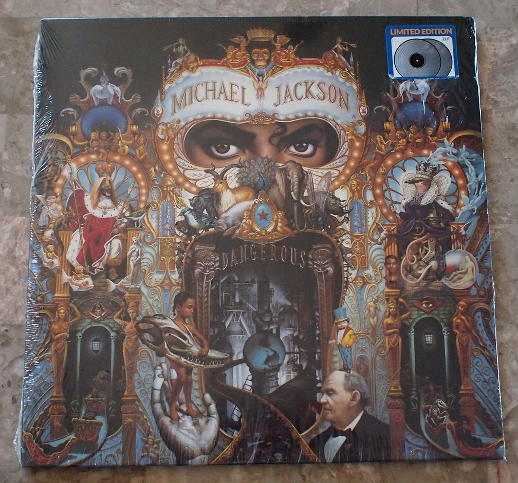 Michael Jackson Dangerous 1991 2 LP SILVER Vinyl New S/S Sealed 88875120931