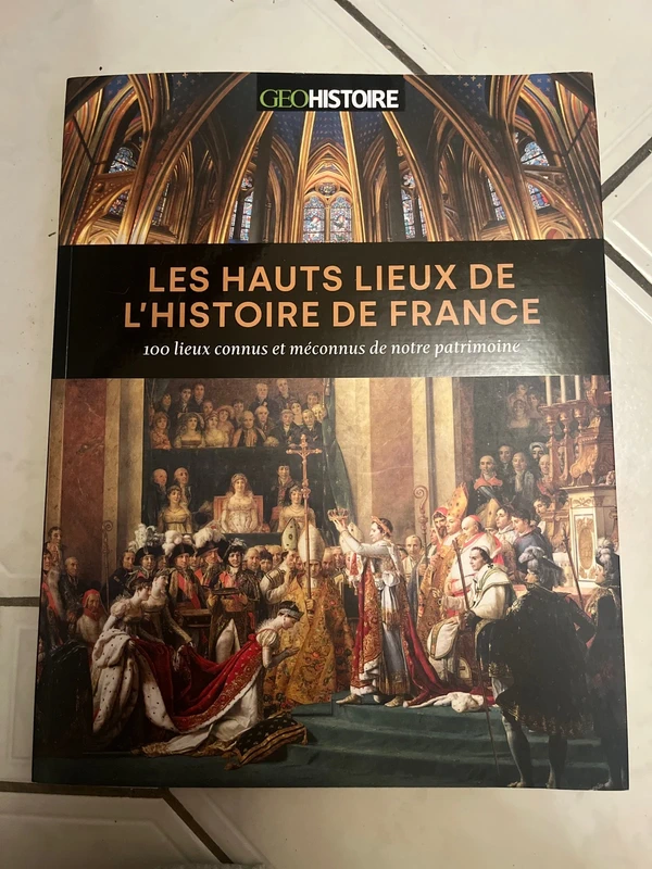 Livre Les hauts lieux de l’histoire de France