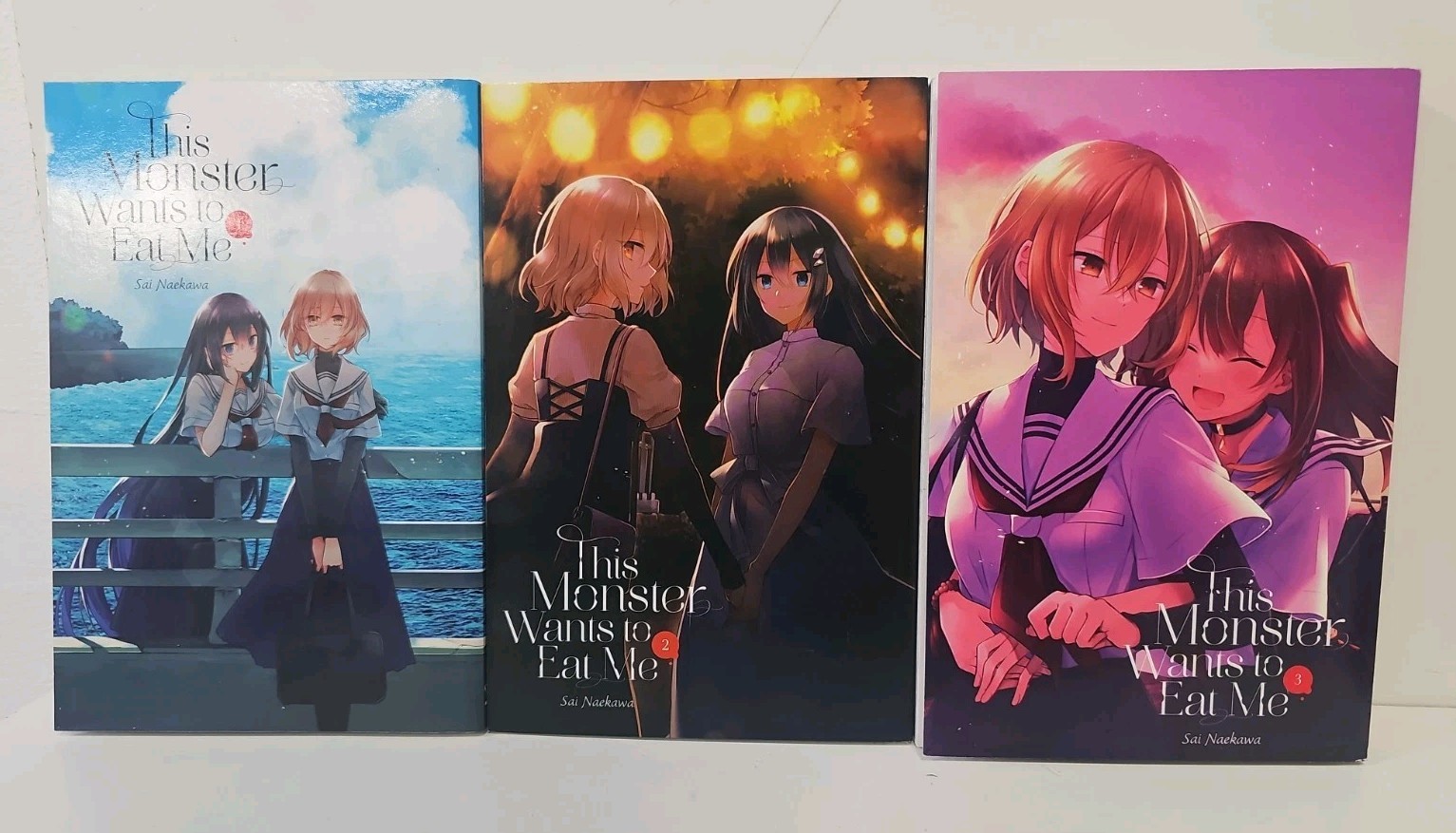 This Monster Wants To Eat Me Volumes 1-3 English Manga Yen Press Yuri GL