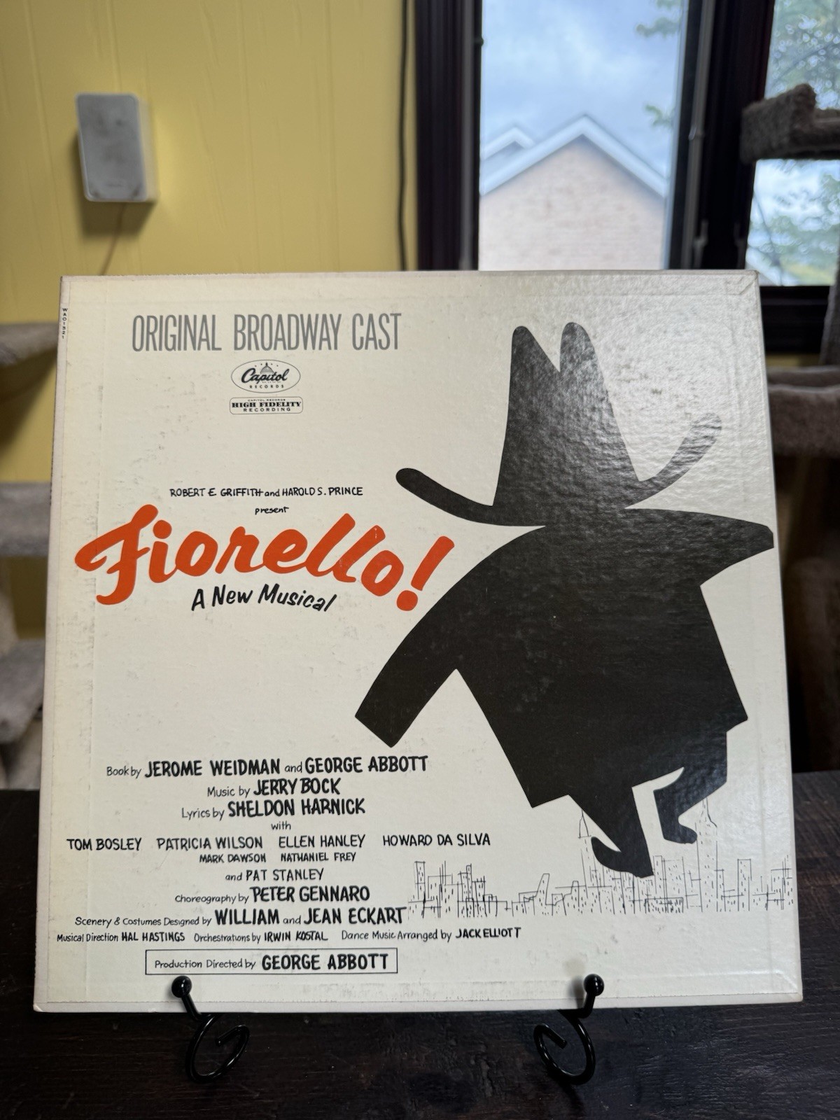 Fiorello! Original Broadway Cast Tom Bosley Capitol Vinyl LP