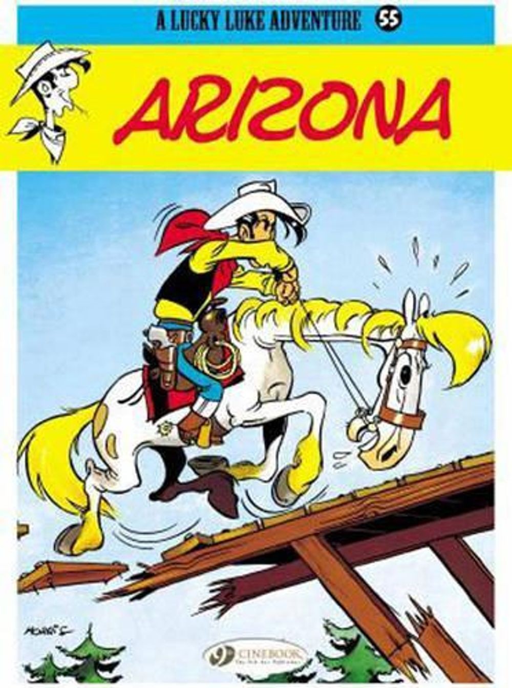 Lucky Luke 55 - Arizona di Morris (inglese) libro tascabile