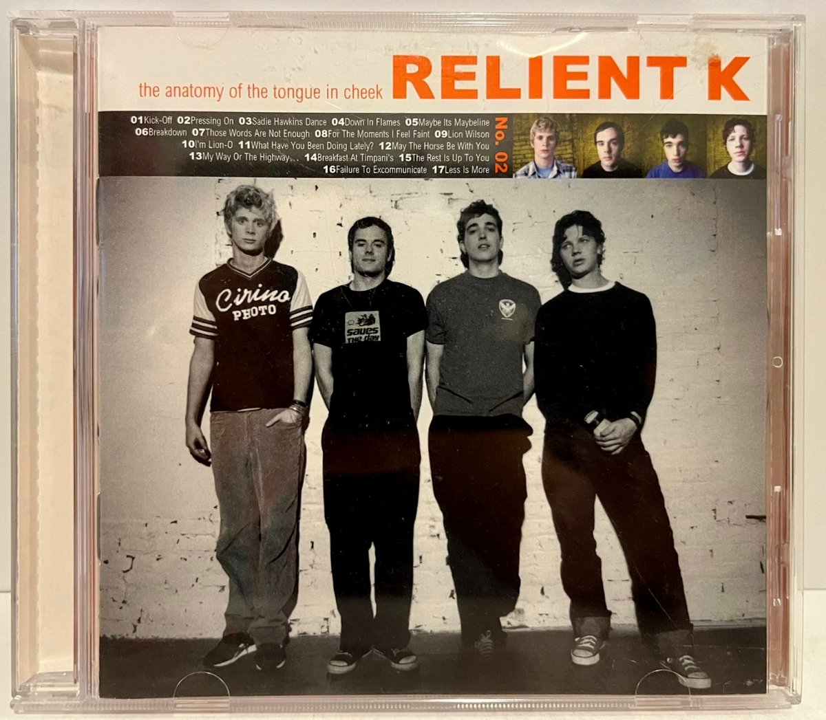 RELIENT K - Anatomy Of The Tongue In Cheek (2001) - Compact Disc CD - EX