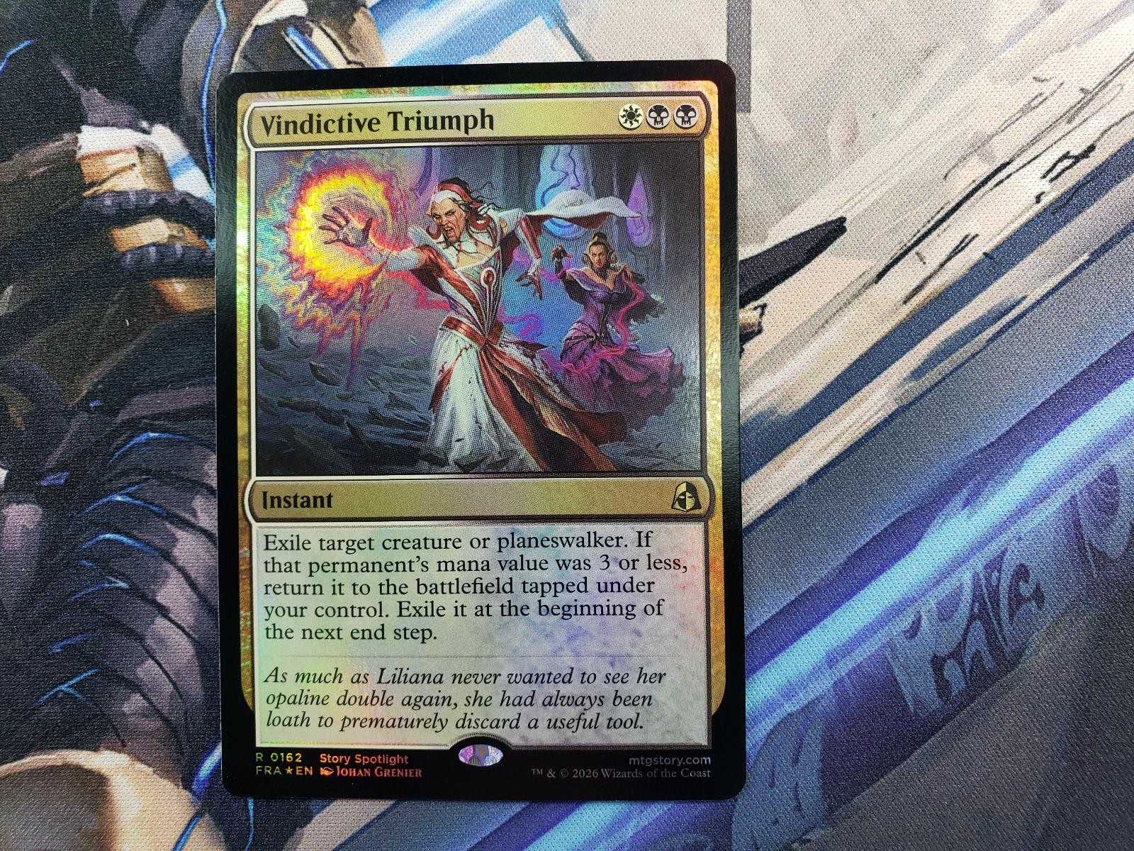 Vindictive Triumph 162 Rara Realtà Frattura Magic: The Gathering Foil Near Mint