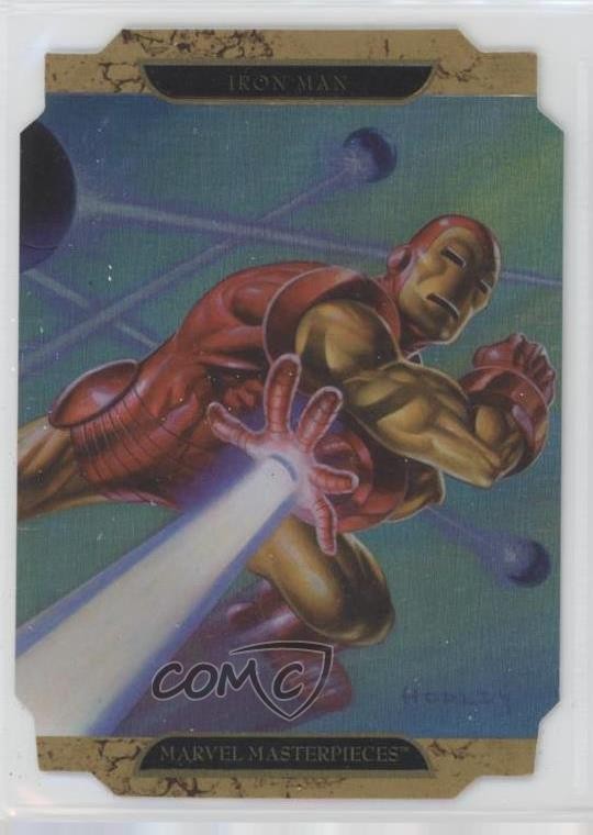 2008 Fleer Marvel Masterpieces Series 2 Movie Die-Cut: Iron Man #IRONMANA ls5