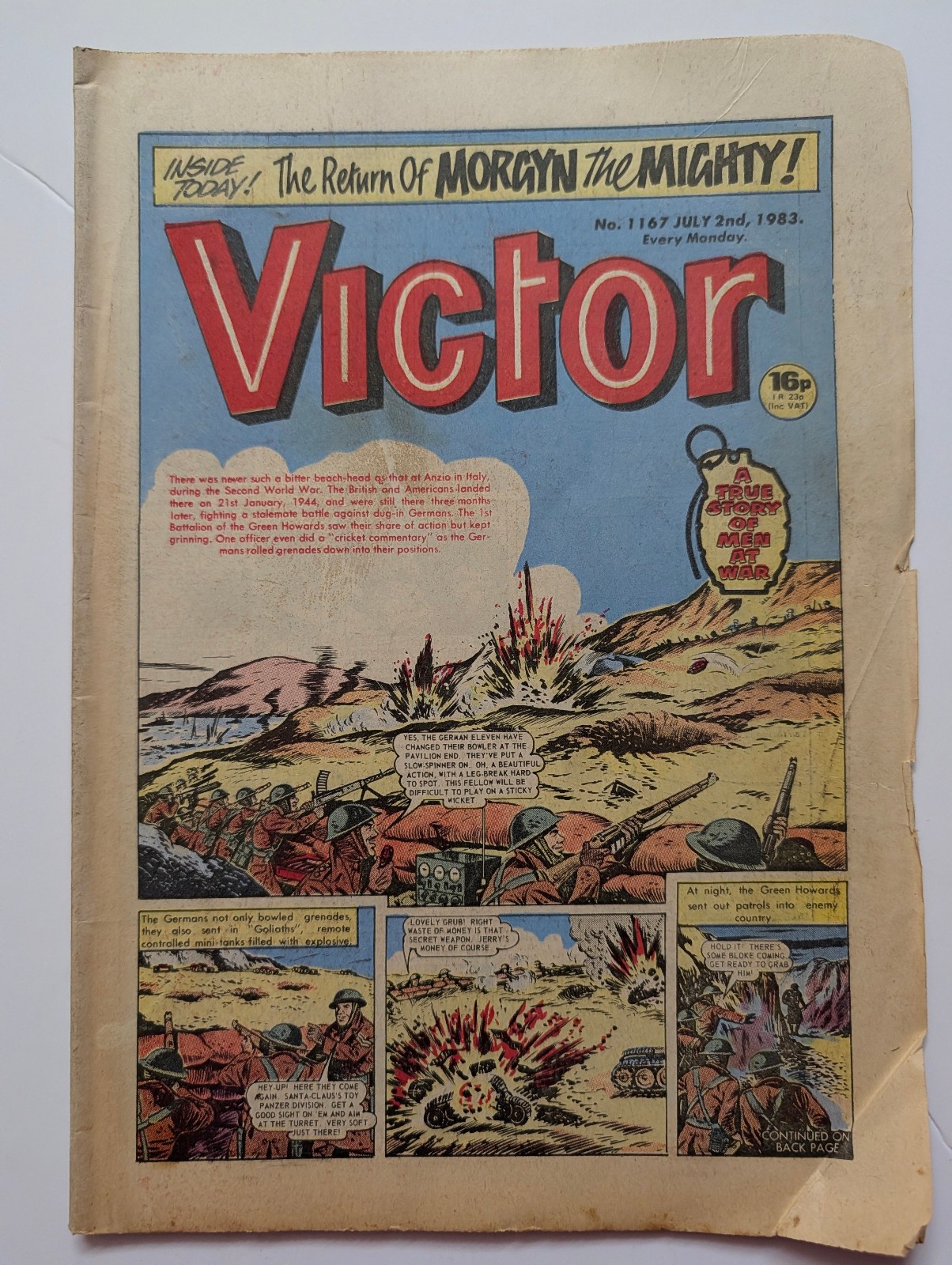 The Victor Comic, No 1167, July 2nd 1983.